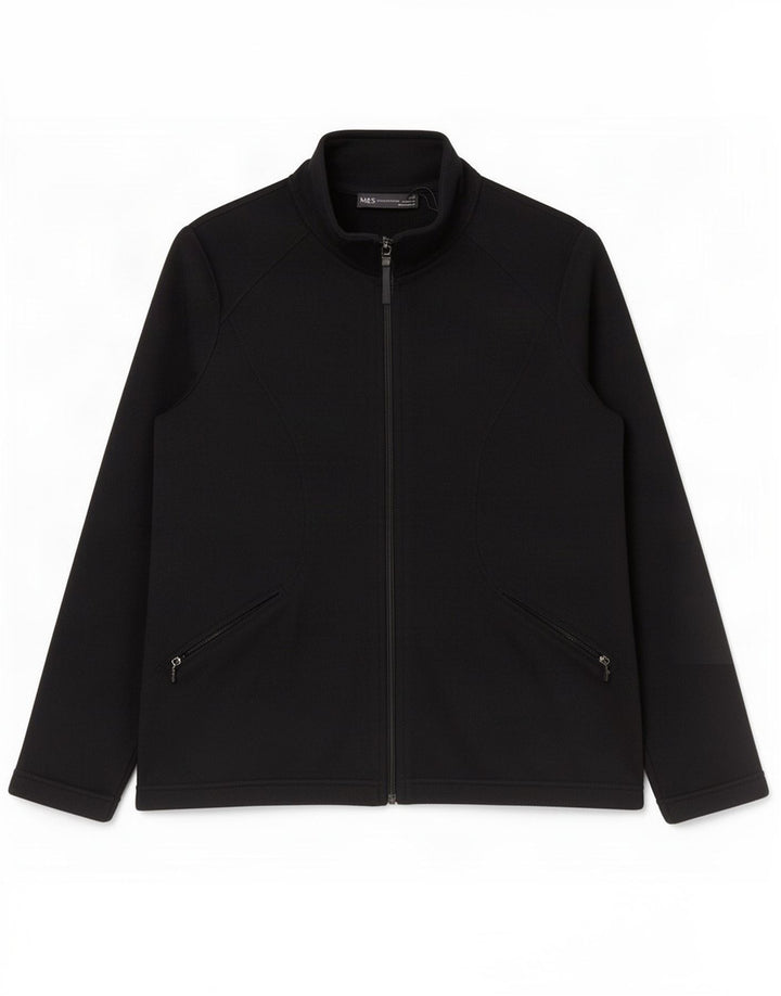 Marks & Spencer Veste polaire pour femme UK 14 Medium Noir Polyester