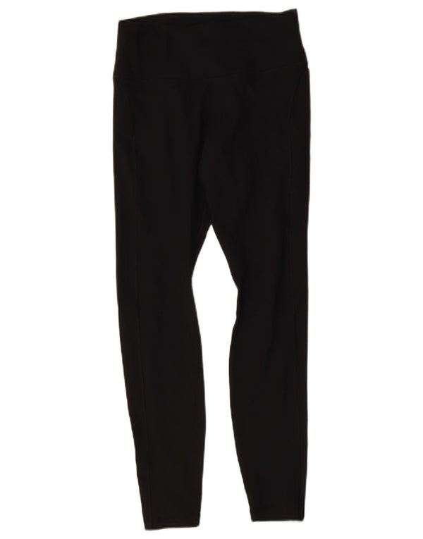 Nike Womens Dri Fit Leggings UK 8 Small Black Polyester