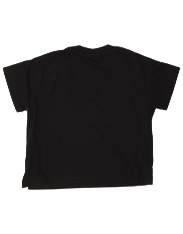 Champion T-shirt court surdimensionné pour femme UK 6 XS Noir