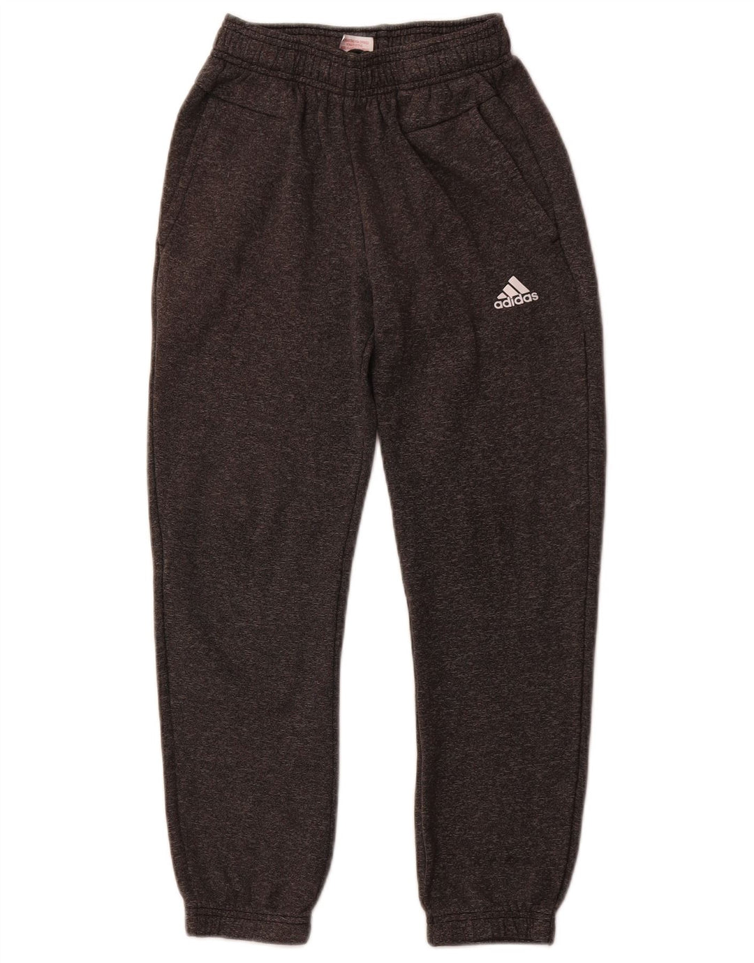 ADIDAS Pantalon de Survêtement Fille Joggers 11-12 ans Gris Moucheté Coton