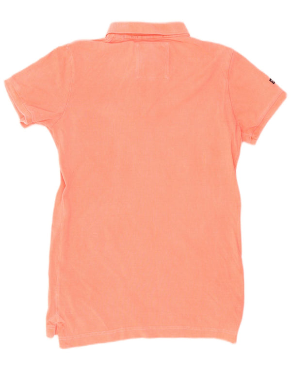 Superdry Polo Homme Rose Moyen Coton