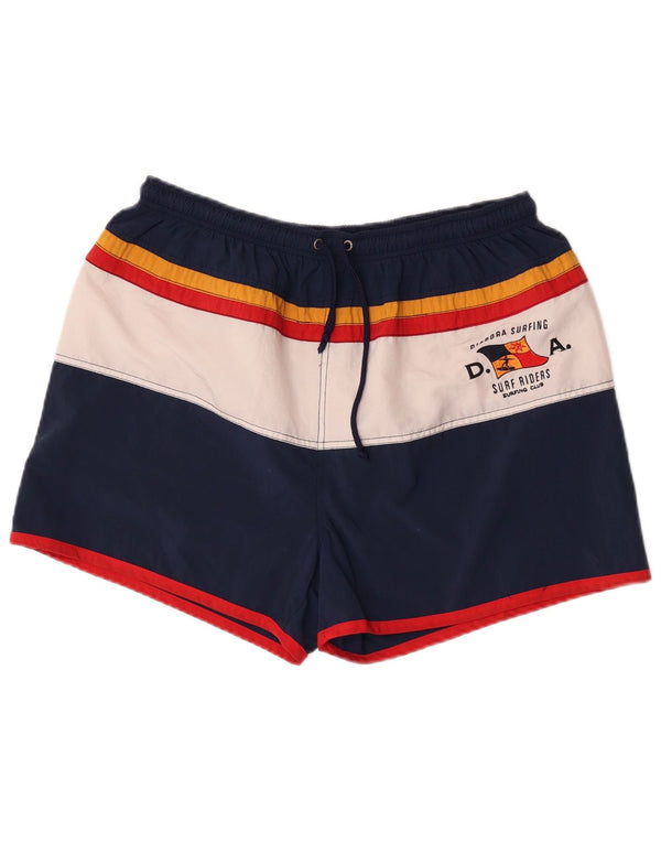 Diadora Short de Bain Graphique 2XL Homme Bleu Marine Colorblock Polyamide