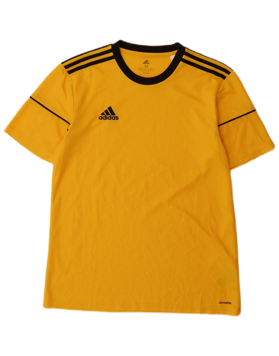 Adidas Homme Climalite T-Shirt Haut Jaune Moyen Polyester