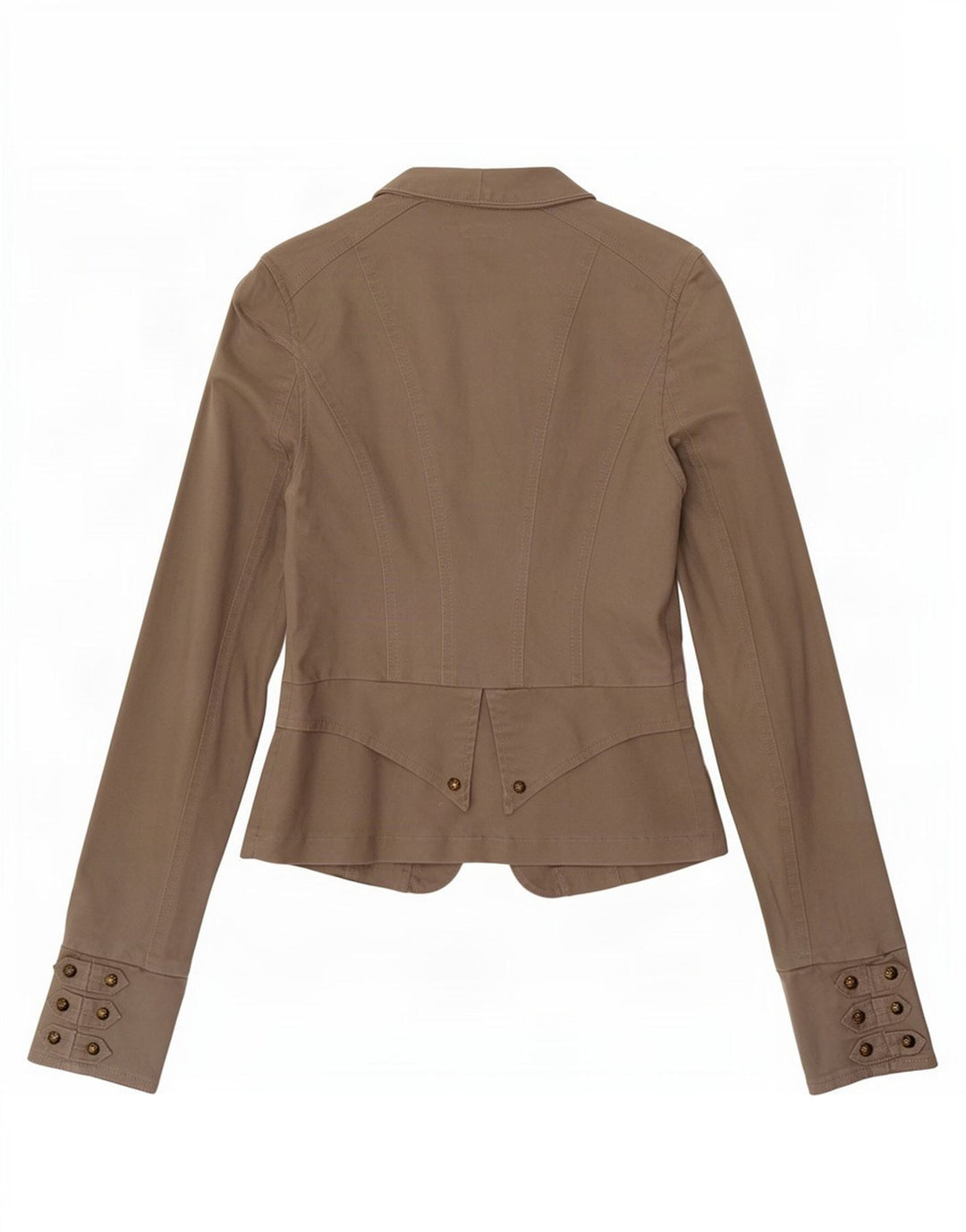 Jane Norman Veste Blazer Femme UK 6 XS Gris Coton