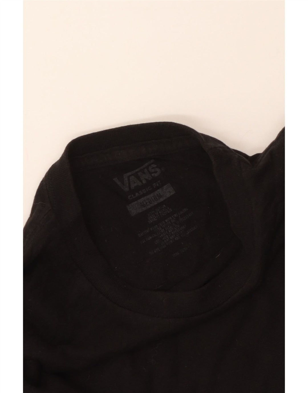 Vans T-shirt graphique coupe classique pour homme en coton noir moyen
