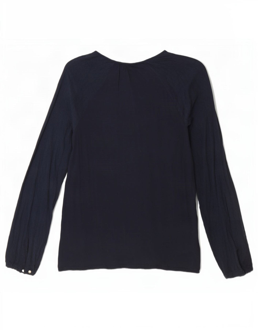 Tommy Hilfiger Haut à manches longues pour femme US 6 Medium Bleu marine Viscose