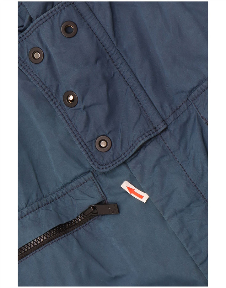 Hugo Boss Veste Utility Homme EU 54 2XL Bleu Polyamide