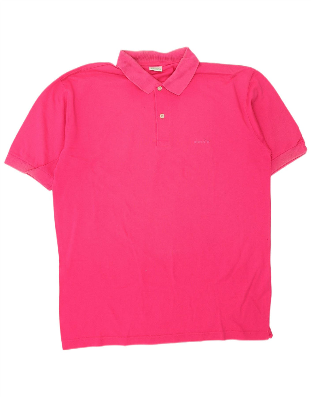 DIADORA Polo Homme Large Rose Coton