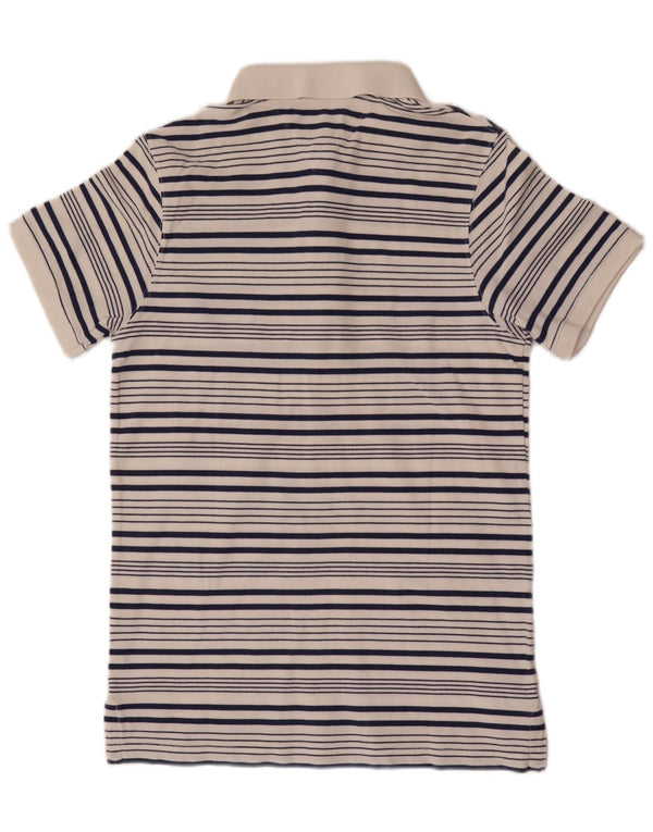 Tommy Hilfiger Polo Homme Rayé Blanc Moyen