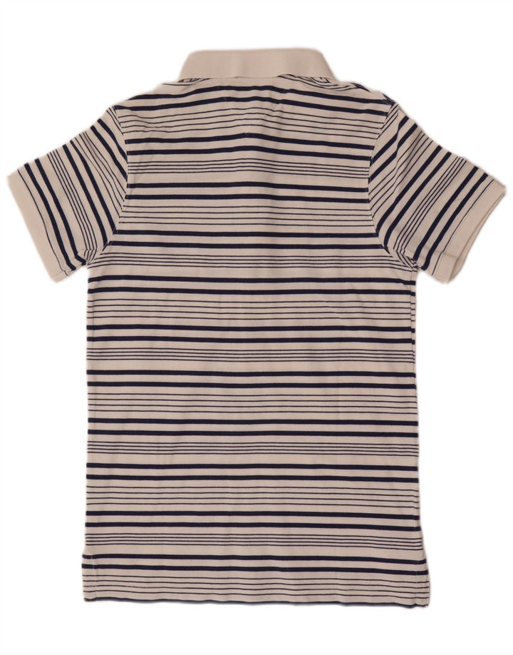 Tommy Hilfiger Polo Homme Rayé Blanc Moyen