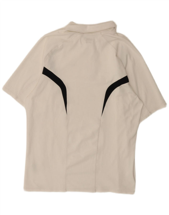 Nike Polo Homme Grand Blanc Colorblock Polyester