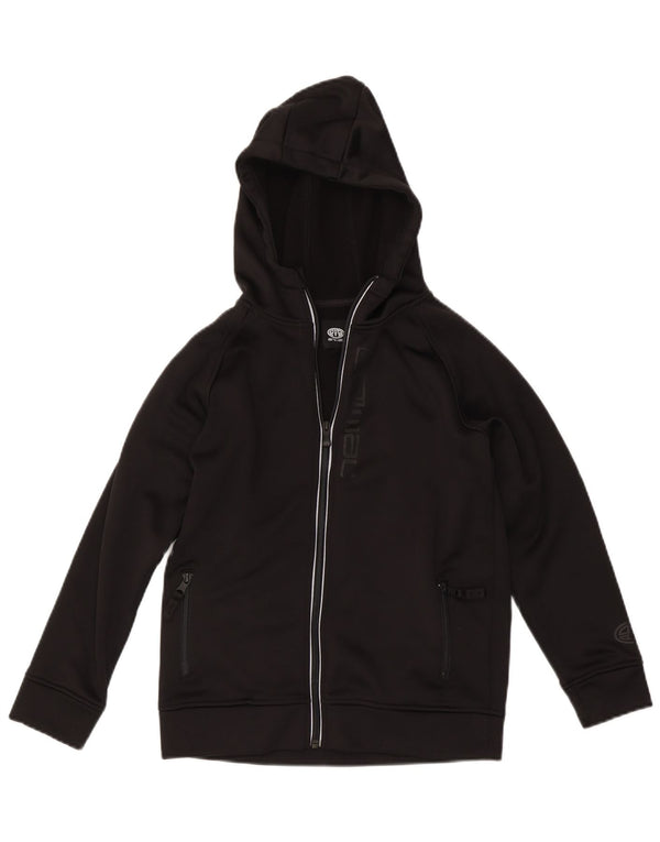 Pull à capuche zippé Animal Boys Graphic 11-12 ans Noir Polyester