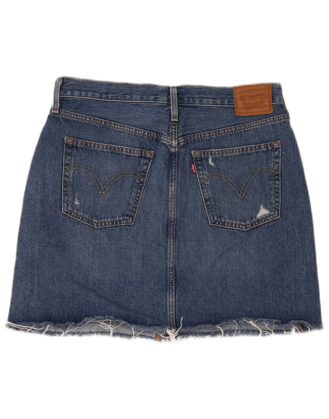 Levi's Jupe En Jean Femme W30 Bleu Moyen