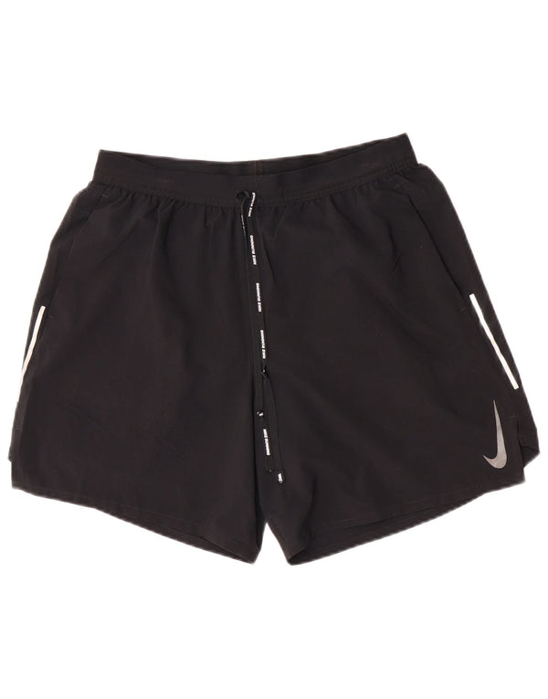 Short de sport Nike Dri Fit pour femme, grand, noir, polyester