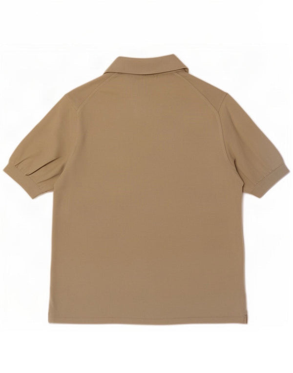 Polo Homme Zara Homme Beige Moyen Coton
