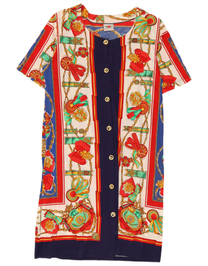 Maglificio MG Robe chemise à motif abstrait pour femme IT 50 XL multicolore