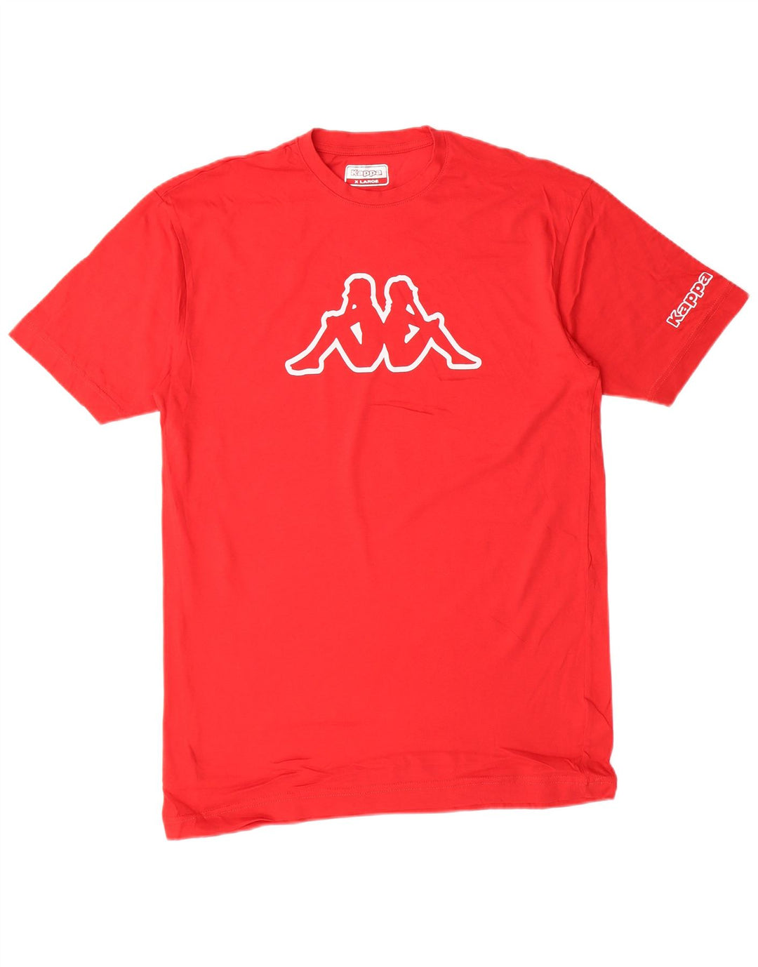 KAPPA T-Shirt Graphique Garçon 15-16 ans XL Rouge Coton