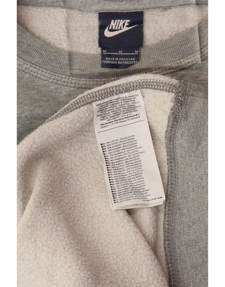 NIKE Sweat-Shirt Homme Gris Moyen Coton