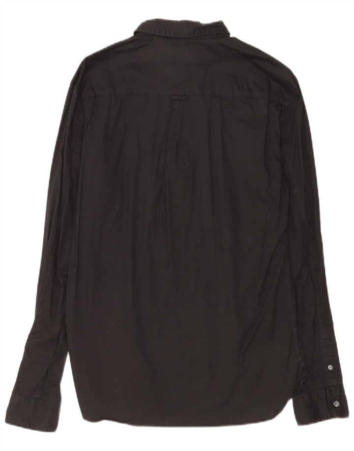 All Saints Chemise Homme Petit Noir Coton