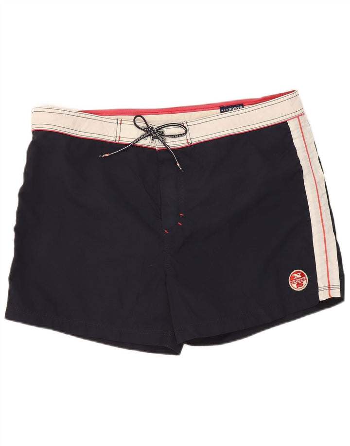 North Sails Short de Bain Homme XL Bleu Marine Colorblock Polyamide