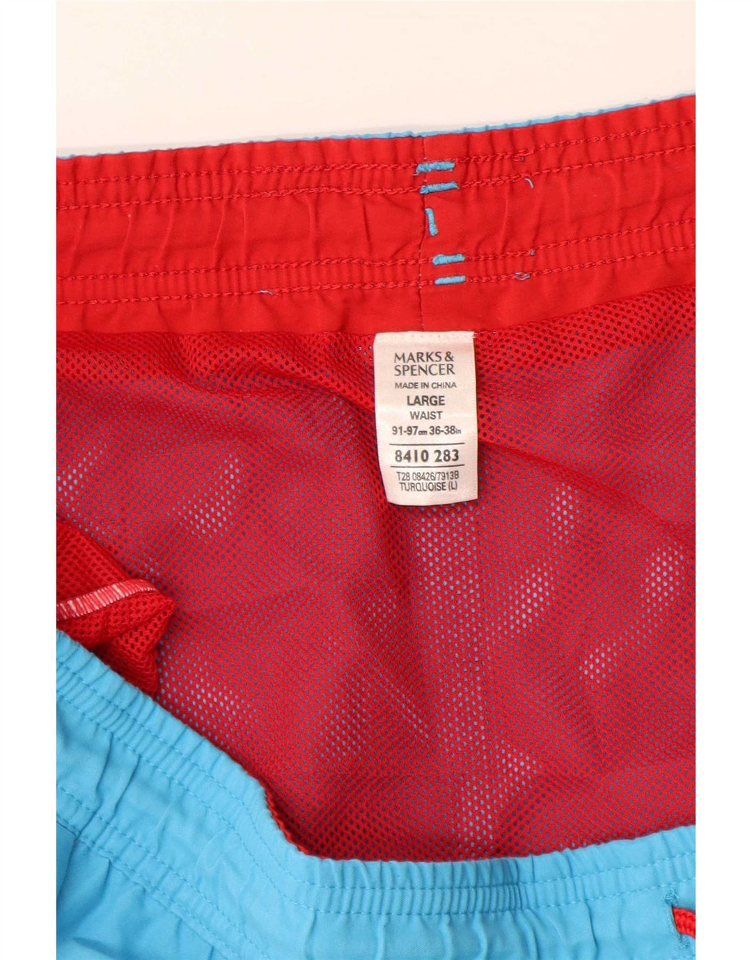 Marks & Spencer Short de bain homme grand turquoise polyester