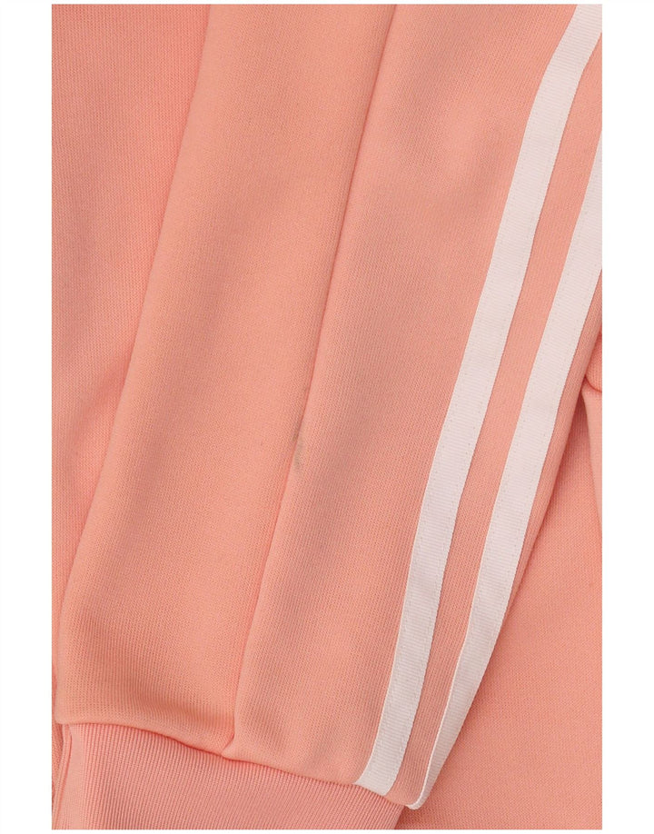 Adidas Veste de survêtement graphique pour femme UK 6 XS Orange Polyester