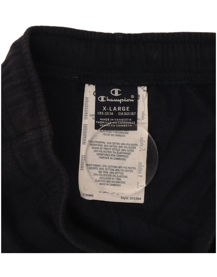 CHAMPION Pantalon de survêtement cargo pour garçon 13-14 ans XL Bleu marine