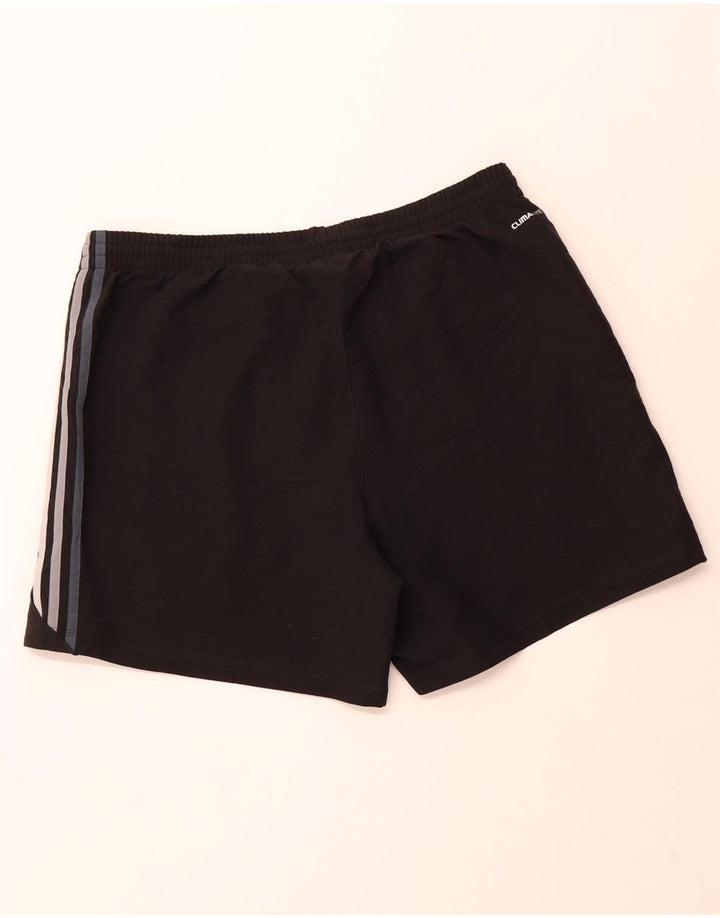 ADIDAS Short de sport Climalite pour hommes, grand, noir, polyester