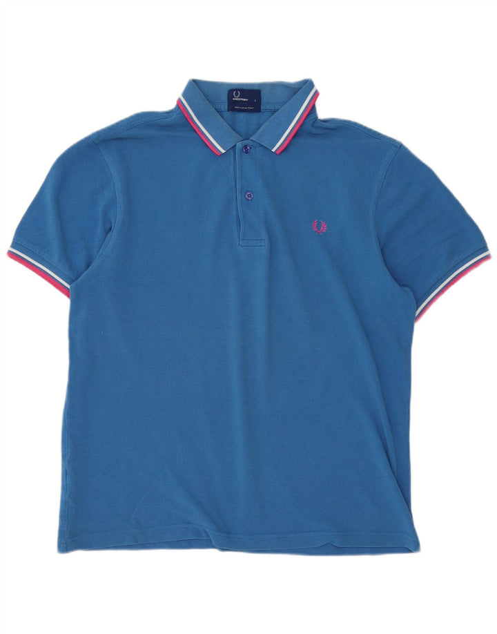 Fred Perry Polo Homme Grand Bleu Coton