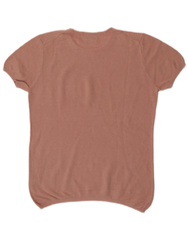 Massimo Dutti Chemisier Femme UK 16 Large Rose Coton