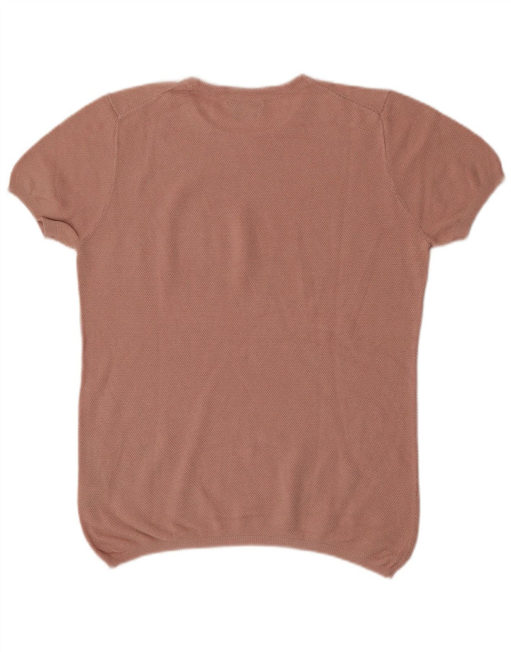 Massimo Dutti Chemisier Femme UK 16 Large Rose Coton