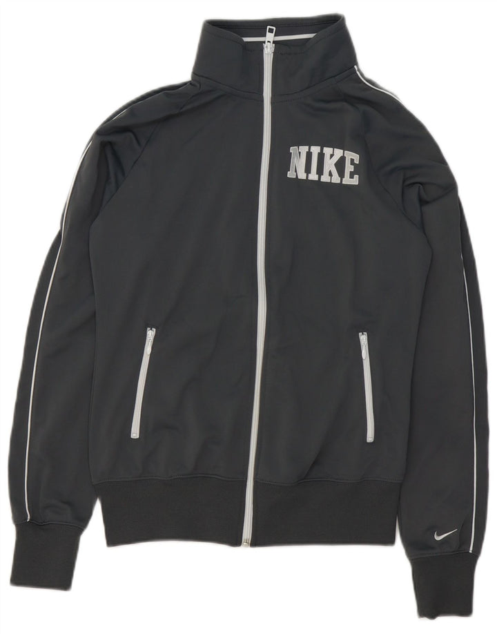 Nike Veste de survêtement graphique pour femme Petit gris Polyester