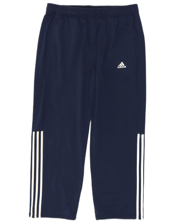 Adidas Pantalon de survêtement pour homme UK 48/50 XL Bleu marine Polyester