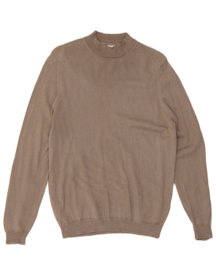 Zara Pull ras du cou pour femme UK 14 Marron moyen