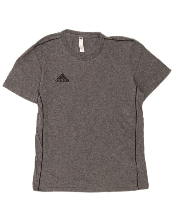 Adidas T-Shirt Homme Haut Petit Gris Coton