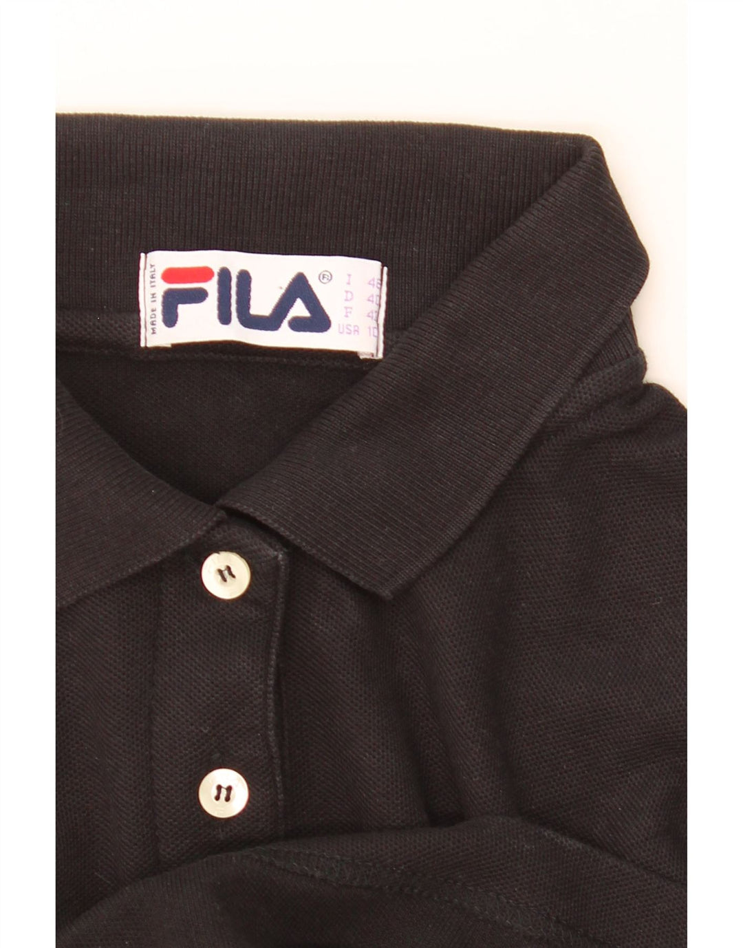 Fila Polo court pour femme IT 46 Large Noir