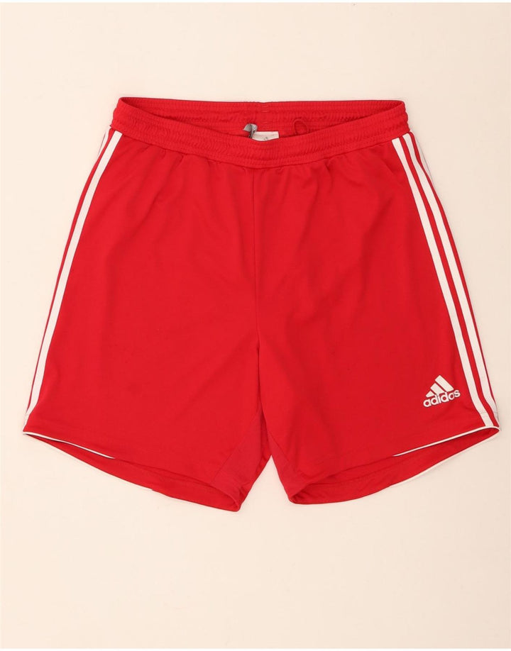 Adidas Short de Sport Climacool Homme Rouge Moyen Polyester