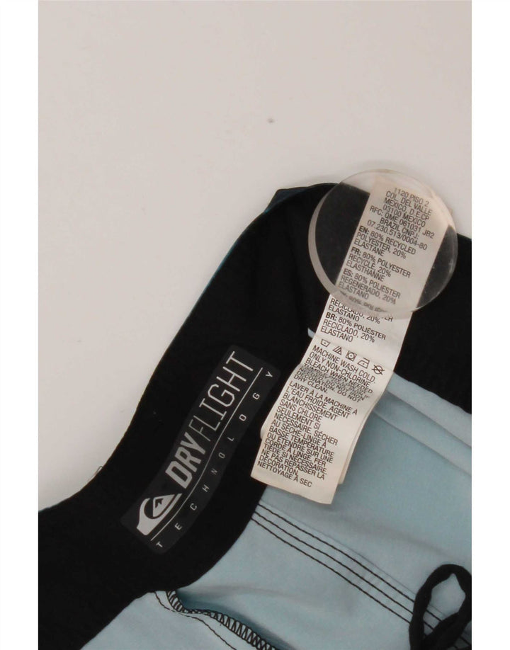 Quiksilver Short de Bain Homme Petit Bleu Géométrique Polyester