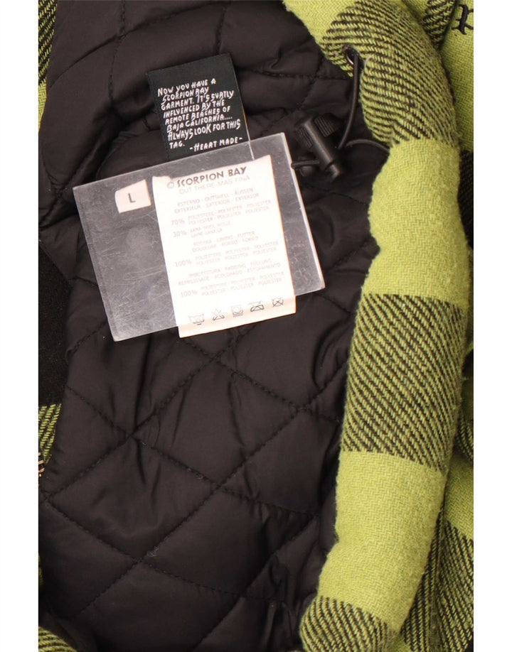 Scorpion Bay Veste coupe-vent graphique pour homme UK 40 Grand Vichy vert