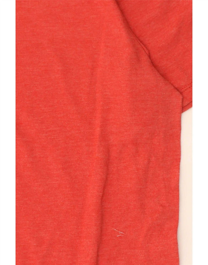 Hurley Mens Graphic T-Shirt Top Large Rouge Polyester