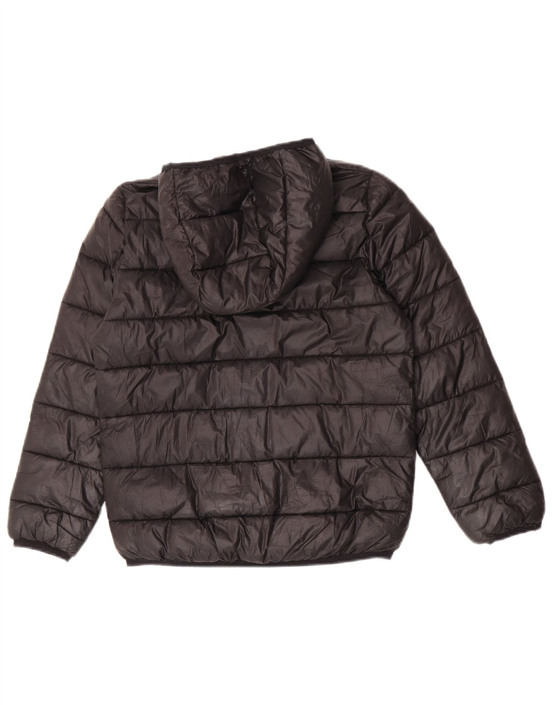 Champion Veste matelassée à capuche pour garçon 9-10 ans Noir moyen Polyester