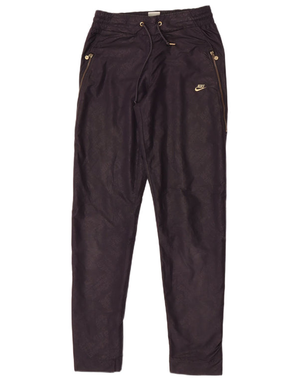 Nike Pantalon de survêtement graphique pour femme UK 4/6 XS Noir Polyester