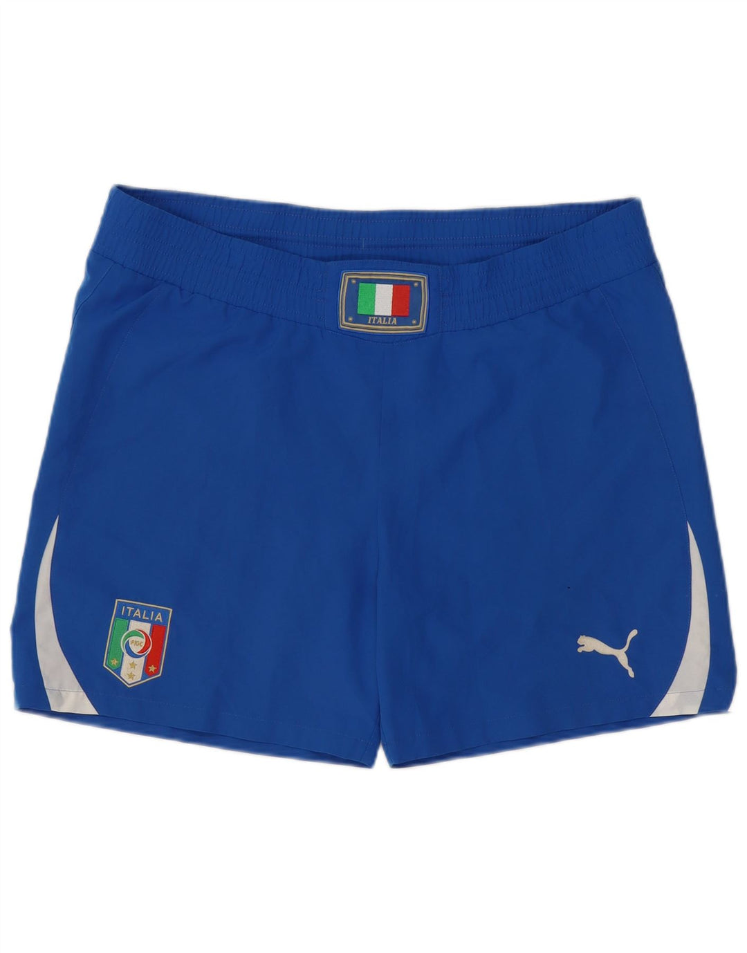 Puma Short de Sport Italia Graphic Homme Bleu Polyester