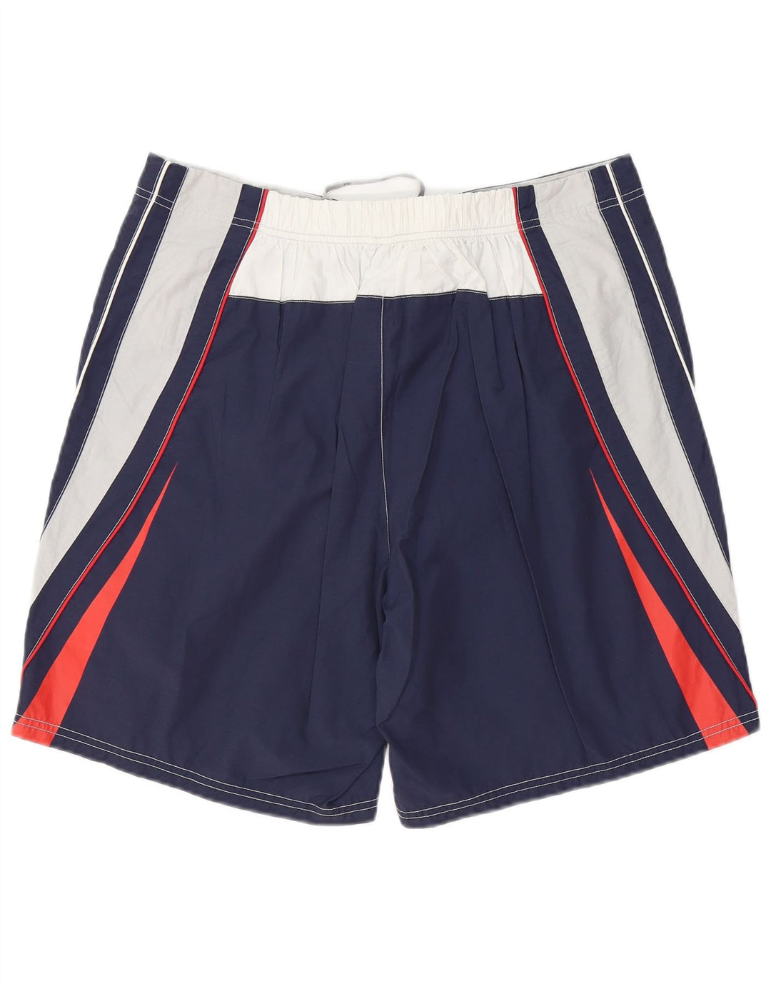 Fila Short de bain graphique pour homme 2XL en polyester color block bleu marine