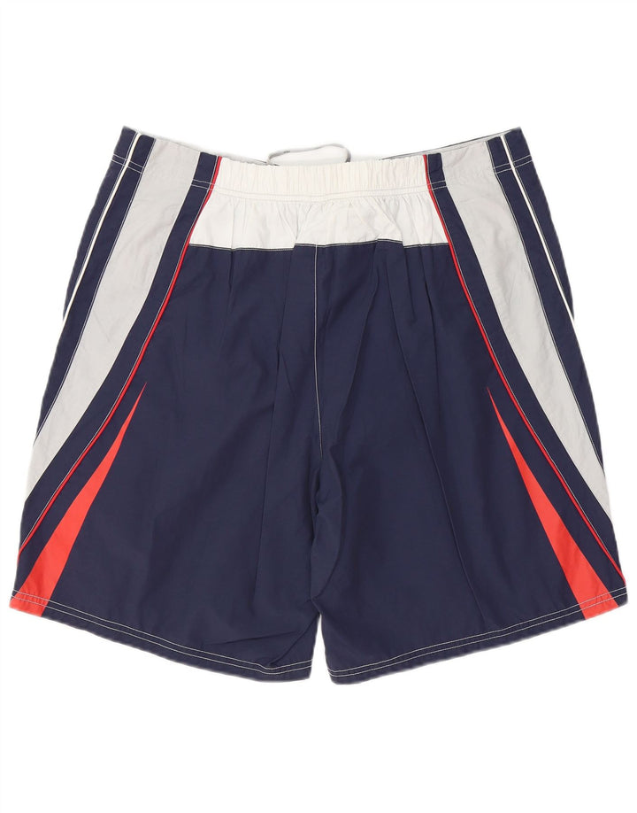Fila Short de bain graphique pour homme 2XL en polyester color block bleu marine