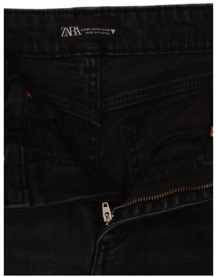 Zara Jean Bootcut Femme EU 34 2XS W24 L25 Bleu Marine