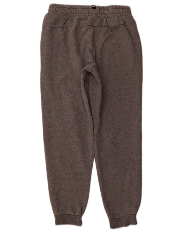 PUMA Pantalon de Survêtement Garçon 13-14 ans Gris Coton