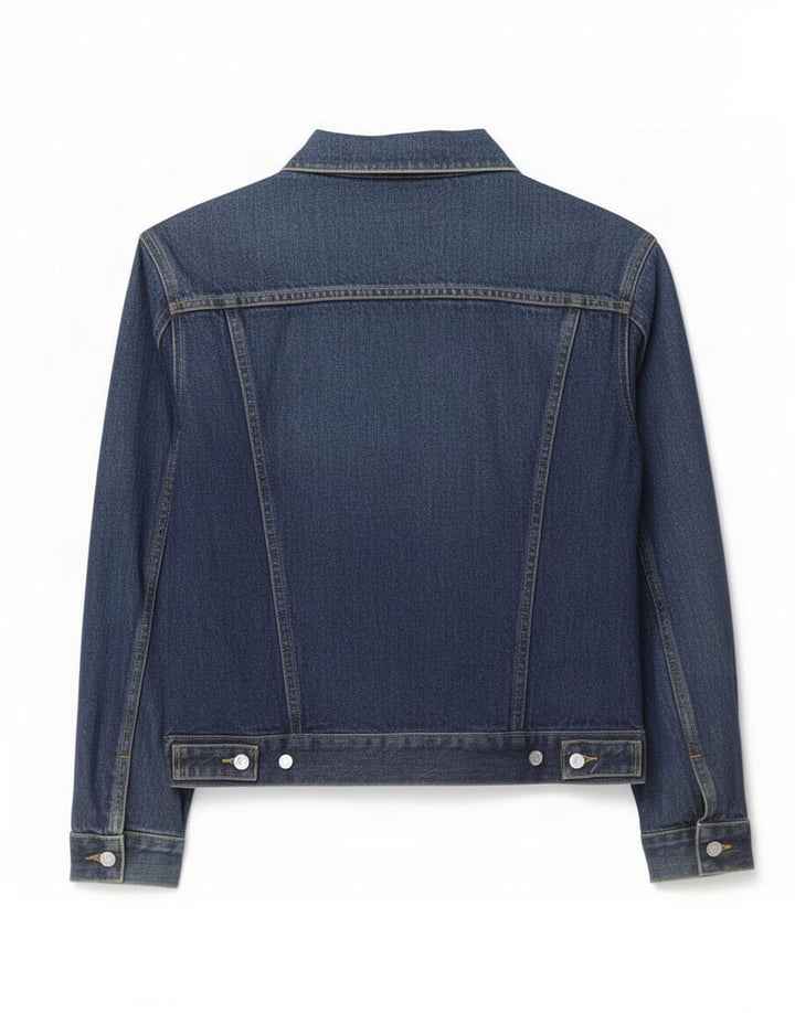 Diesel Veste en jean pour femme UK 14 Large Bleu Coton