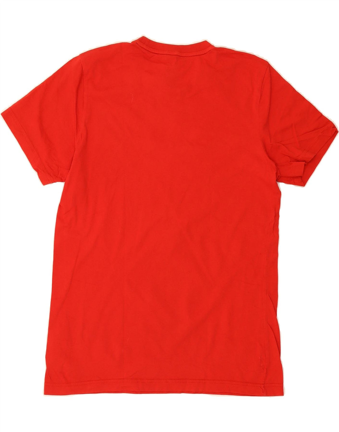 ADIDAS Mens Graphic T-Shirt Top Medium Red Cotton Vintage Adidas and Second-Hand Adidas from Messina Hembry 