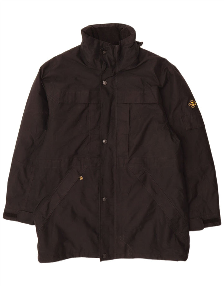 Roadsign Manteau Coupe-Vent Homme UK 46 3XL Noir Polyester